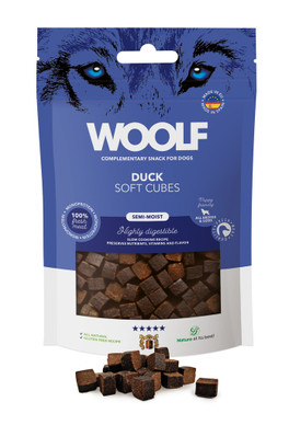 Woolf Duck Soft Cubes Monoprotein - Ankka kuutiot 100g 