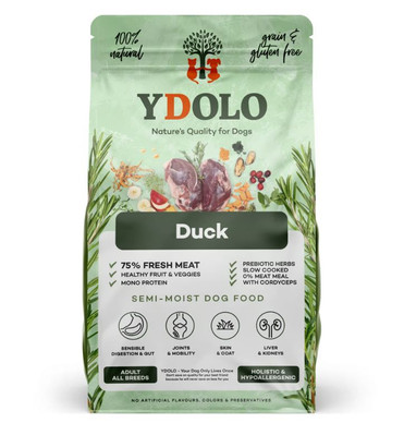 YDOLO Healthy & Pure Duck 2,5kg puolikostea koiranruoka