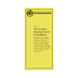 IP #21 The Loner–Staying Clean...