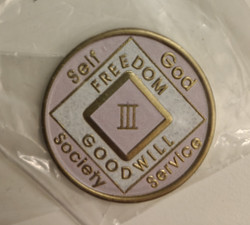 TRI-PLATE Mitali: Pinkki/Valkoinen (3 vuotta)