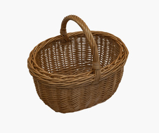 Ostoskori soikea pajua