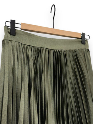 Khaki pliseerattu hame