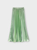 Vaaleanvihreä pliseerattu hame