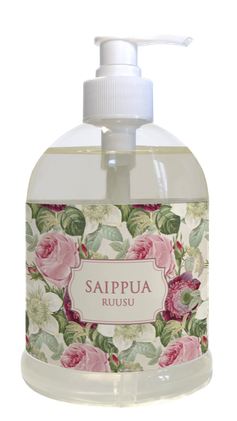 Nestesaippua Ruusu, 500 ml