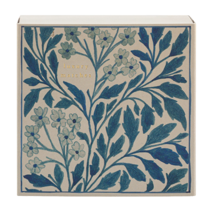 Archivist tulitikkurasia Blue Floral