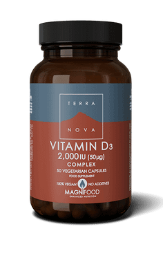 Terranova Vegaaninen D3-vitamiini 50 kaps. 