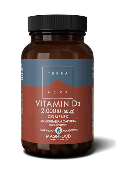 Terranova Vegaaninen D3-vitamiini 50 kaps. 