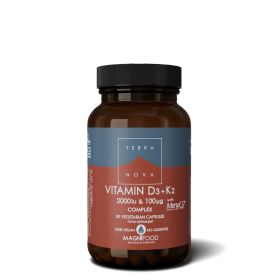 Terranova D3 + K2-vitamiini 50 vegekaps.
