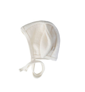 Pupu Bonnet Boiled Wool Ivory