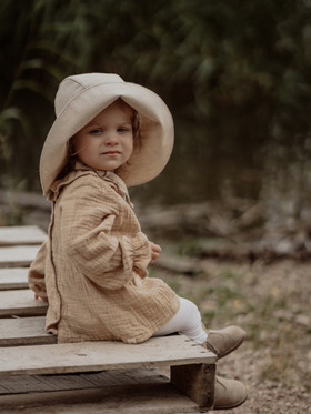 Lieri Bonnet Linen Sand