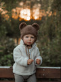 Teddy Bonnet Curly Cotton Brown