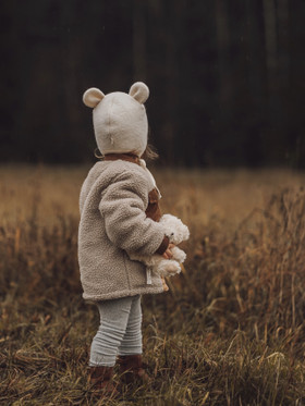 Nalle Beanie Boiled Wool Ivory