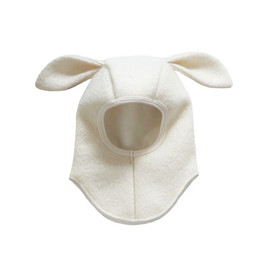 Pupu Balaclava Boiled Wool Ivory