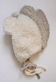 Teddy Bonnet Curly Cotton Sand