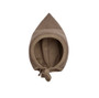 Pixie Bonnet Boiled Wool Caramel