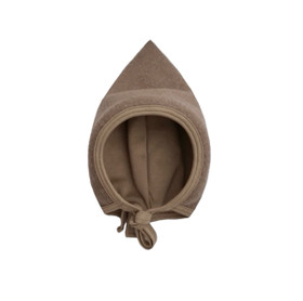 Pixie Bonnet Boiled Wool Caramel