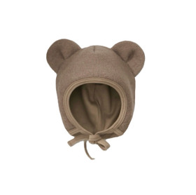 Teddy Bonnet Boiled Wool Caramel