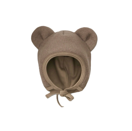 Teddy Bonnet Boiled Wool Caramel