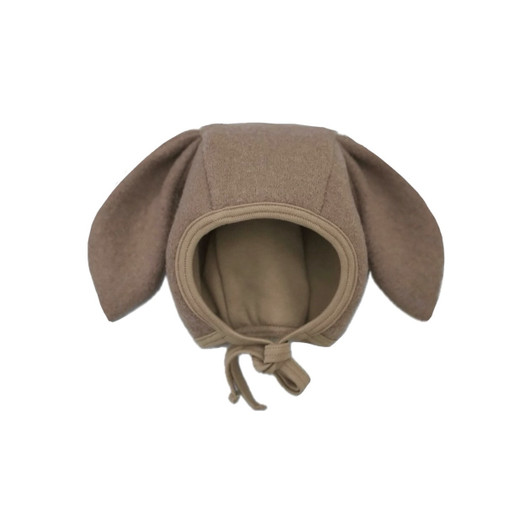 Pupu Bonnet Boiled Wool Caramel