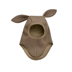 Balaclava Boiled Wool Caramel