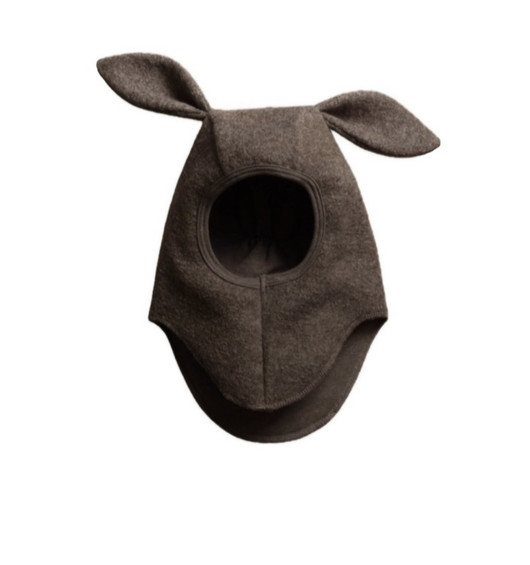Balaclava Boiled Wool Brownie