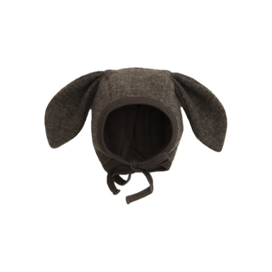 Pupu Bonnet Boiled Wool Oak