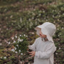 Daisy Bonnet Linen Ivory