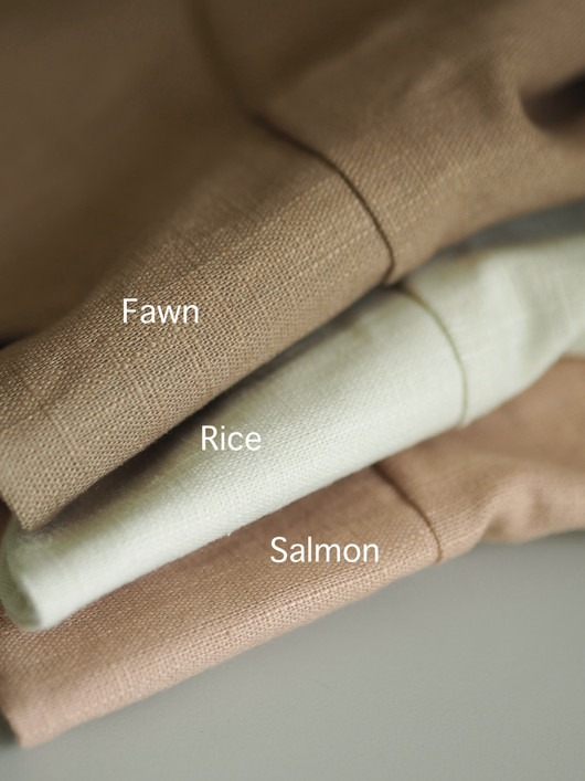 Daisy Bonnet Linen Salmon