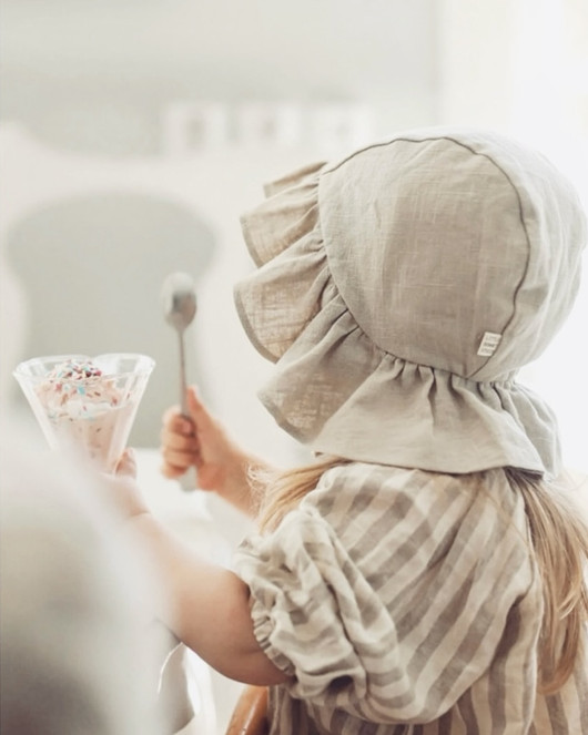 Hulmu Bonnet Linen Sand