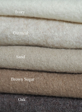 Pixie Bonnet Boiled Wool Oatmeal