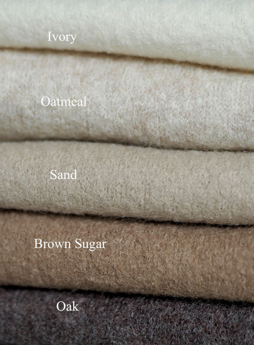 Nalle Beanie Boiled Wool Oatmeal