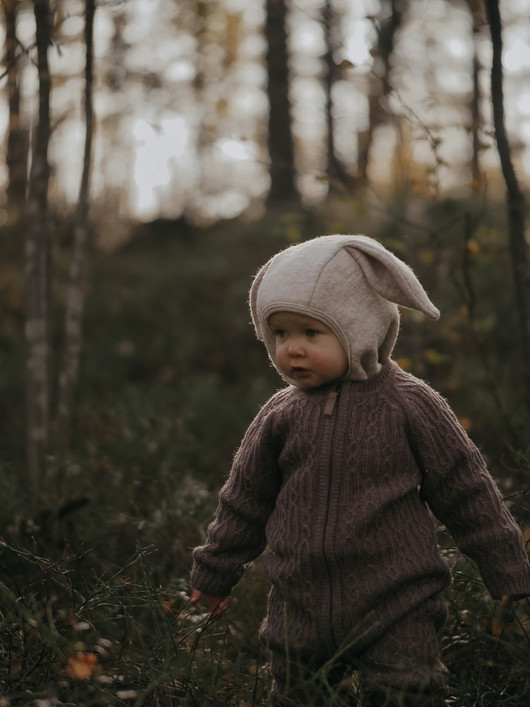 Pupu Balaclava Boiled Wool Oatmeal