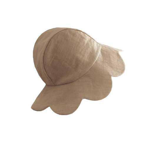 Daisy Bonnet Linen Fawn
