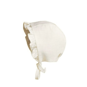  Frilla Bonnet Linen Ivory