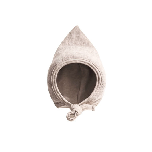 Pixie Bonnet Boiled Wool Oatmeal