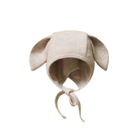 Pupu Bonnet Boiled Wool Oatmeal