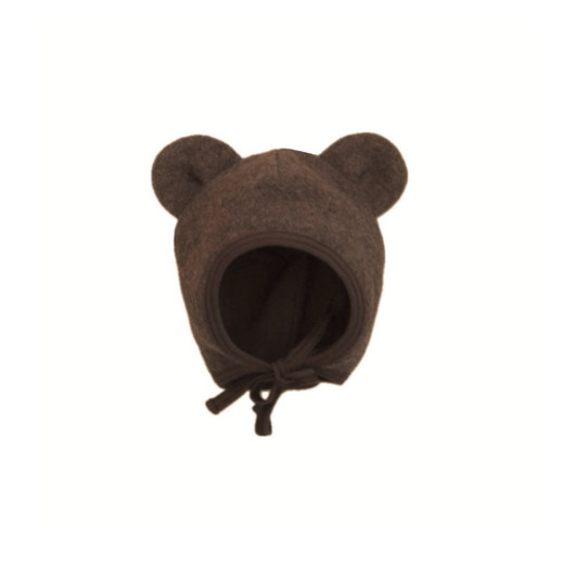 Nalle Beanie Boiled Wool Brownie