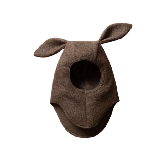 Pupu Balaclava Boiled Wool Brownie