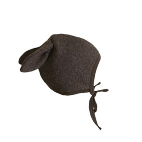 Jänö Bonnet Boiled Wool Brownie