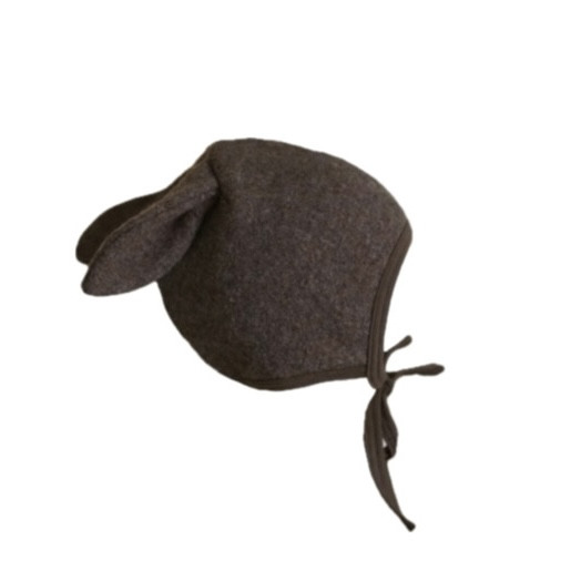 Jänö Bonnet Boiled Wool Brownie
