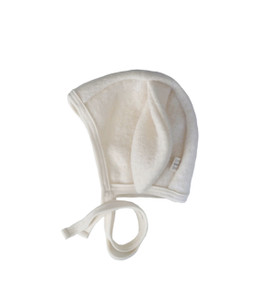 Pupu Bonnet Boiled Wool Ivory