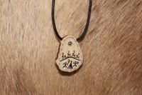 Reindeer Horn Shaman Drum with Cotton String