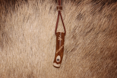 Reindeer Horn Whistle Necklace