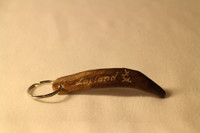 Reindeer Horn Tip Key Ring