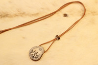 Reindeer Horn Shaman Drum with Leather String