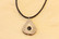 Reindeer Horn Necklace with 6mm Stone Pearl Hematite