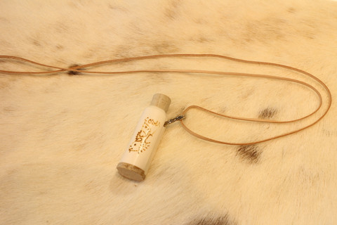 Reindeer Horn Powder inside Reindeer Horn Tube