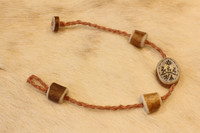 Wrist Band with Leather Strap