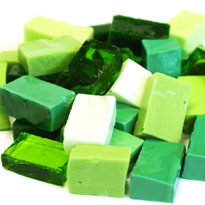 Smalti, Gröna toner , 50g