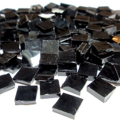 Tiffany glasmosaik, Black, 200 g